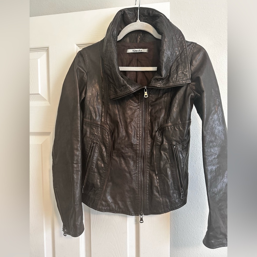 Kosmika small leather jacket